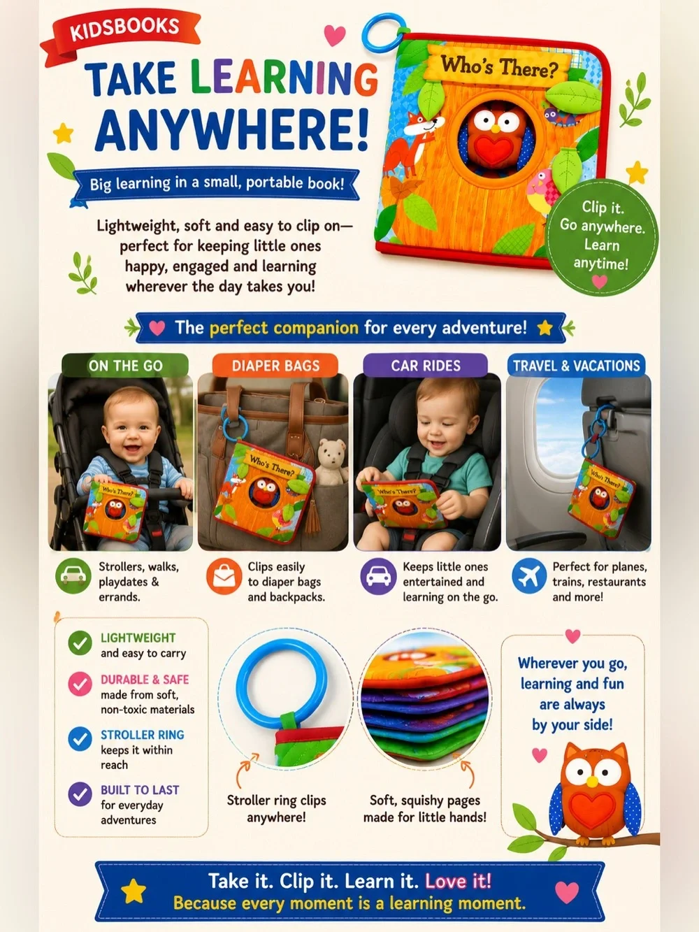 Kidsbooks Who’s there? Owl Book